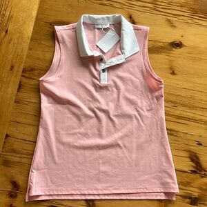 Smith & Quinn Golf Polo Sleeveless NWT❣️Pink Cute